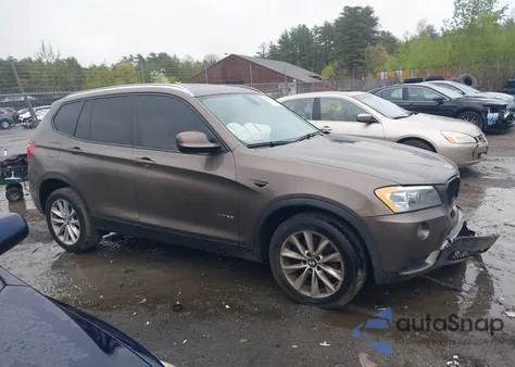 2013 BMW X3 xDrive28I из США, поврежденный, VIN 5UXWX9C53DLK59585